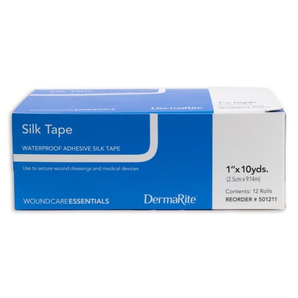 Oasis Adhesive Silk Tape, Waterproof, Hyporallergenic, 1in x 10Yards, 12PK 501211 - main